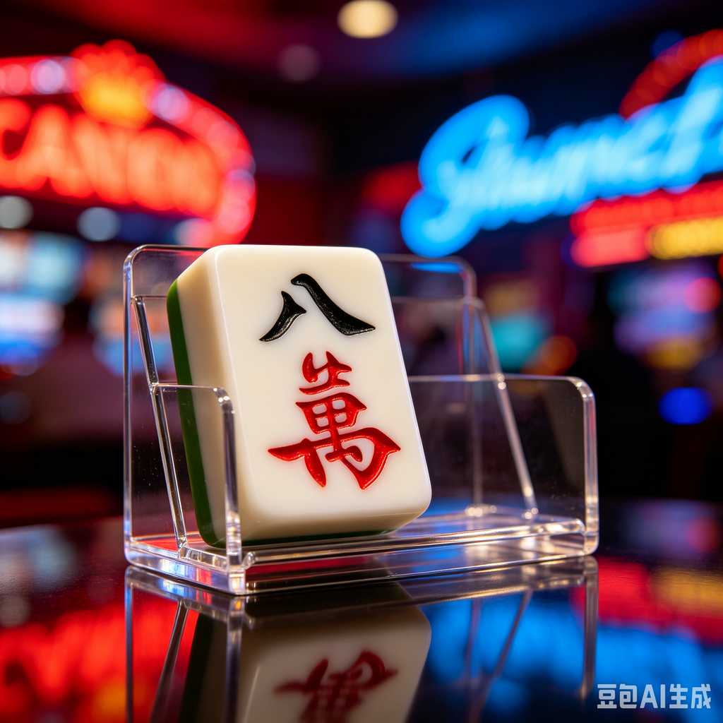 stylish text mahjong set